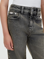 Calvin Klein Onyx Black Skater Jeans - Image 3 of 5