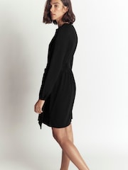 Boden Black Adele Belted Jersey Dress - Image 2 of 3