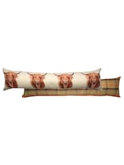 Evans Lichfield Natural Hunter Highland Cow Draught Excluder - Image 1 of 1