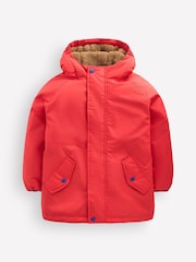Boden Red Borg Lined Anorak - Image 1 of 5