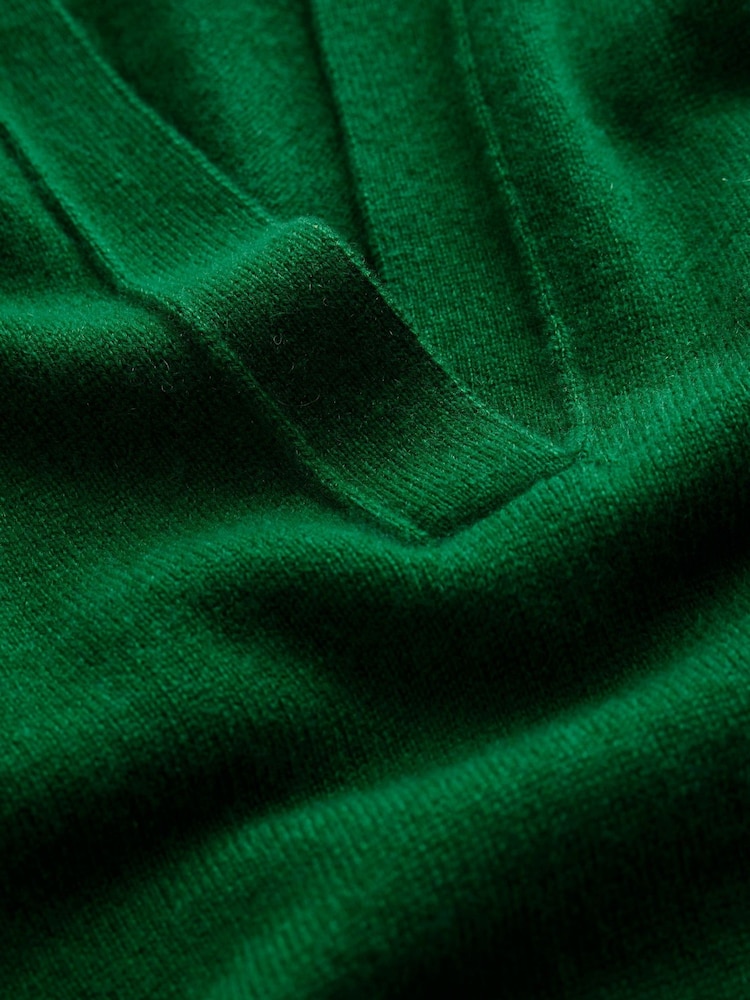Boden Green Elsie Cashmere Henley Jumper - Image 5 of 5 Boden Green Elsie Cashmere Henley Jumper - Image 5 of 5