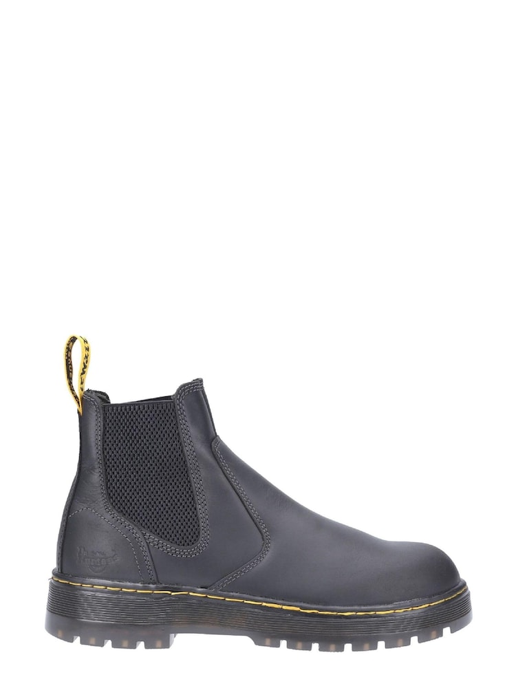 Dr. Martens Black Eaves Sb Elasticated Safety Boots - Image 1 of 4 Dr. Martens Black Eaves Sb Elasticated Safety Boots - Image 1 of 4