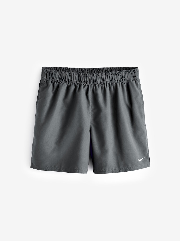 Nike Grey 5 Inch Essential Volley Swim Shorts - Image 3 of 3