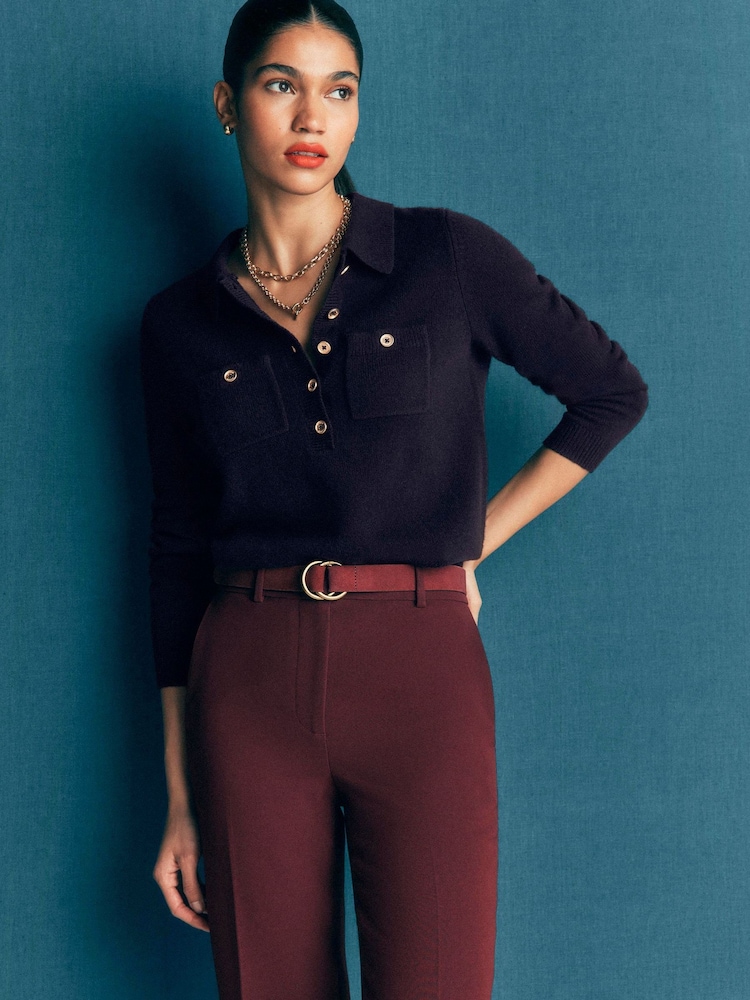 Boden Blue Marianne Merino Wool Jumper - Image 1 of 5 Boden Blue Marianne Merino Wool Jumper - Image 1 of 5