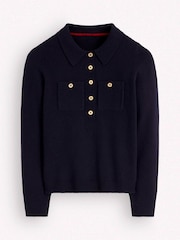 Boden Blue Marianne Merino Wool Jumper - Image 5 of 5