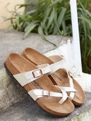 перламутрово-білий - Birkenstock Босоніжки Mayari Birko Flor - Image 1 of 7