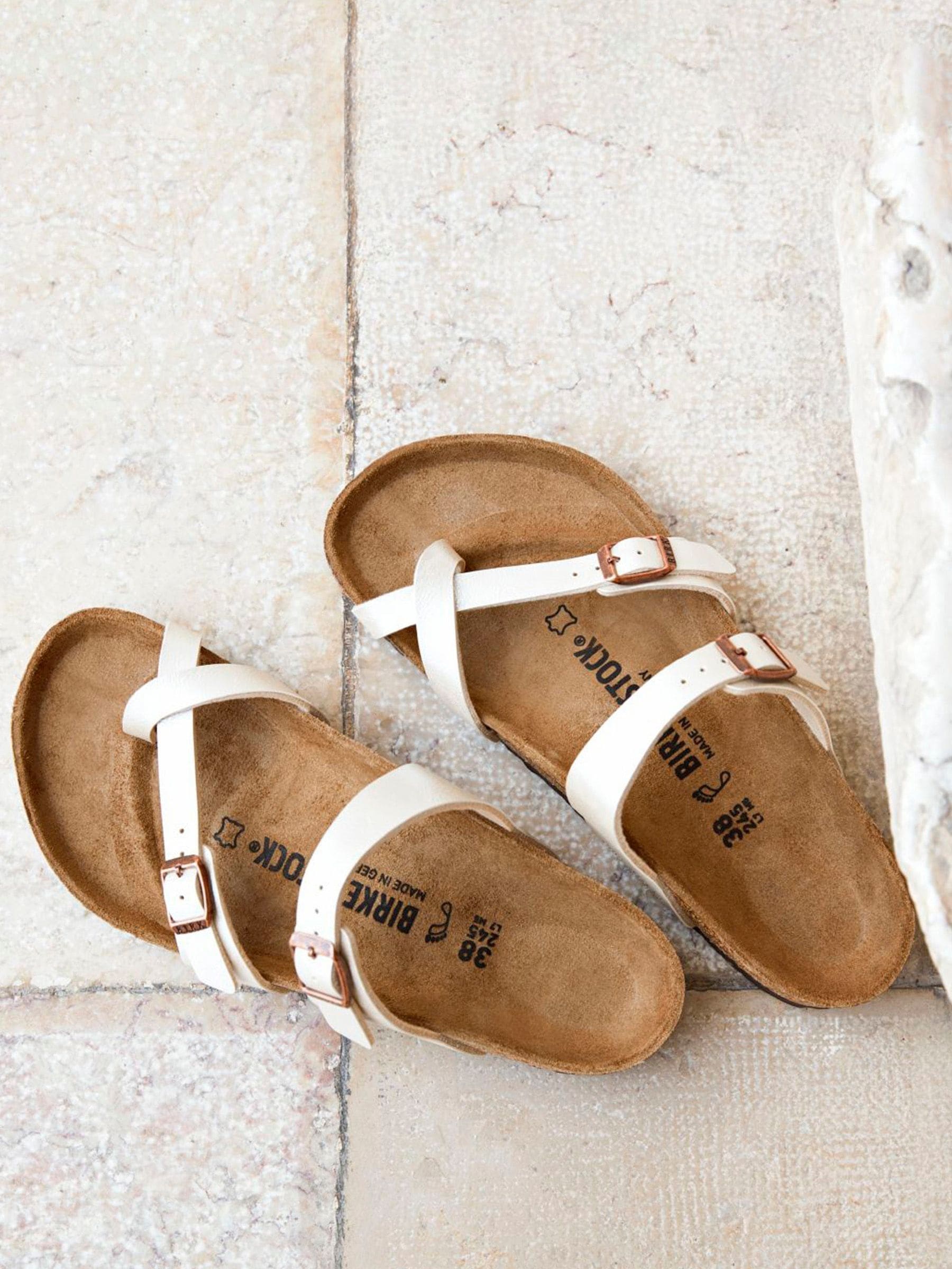White pearl birkenstocks outlet