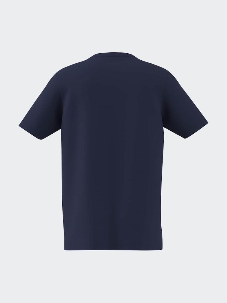adidas Originals Navy Graphic Logo T-Shirt - Image 2 of 6