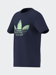 adidas Originals Navy Graphic Logo T-Shirt - Image 3 of 6
