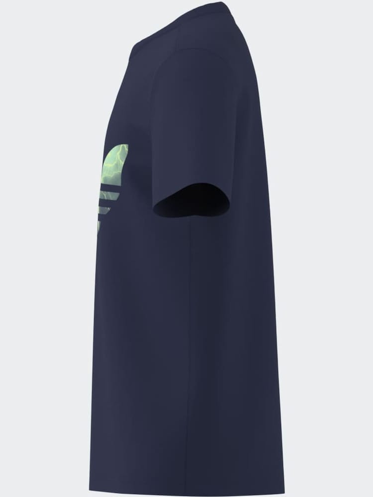 adidas Originals Navy Graphic Logo T-Shirt - Image 6 of 6