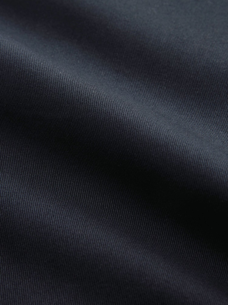 Navy Blue Straight Fit 100% Cotton Chino Trousers - Image 10 of 10