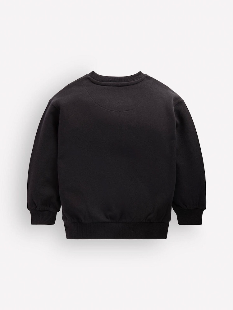 Boden Grey Glow Printed Astronaut Sweatshirt - Image 2 of 3 Boden Grey Glow Printed Astronaut Sweatshirt - Image 2 of 3