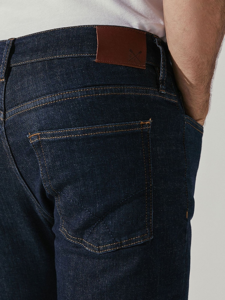 Crew Clothing Navy Blue Spencer Slim Jeans - Image 2 of 5