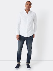 Crew Clothing Navy Blue Spencer Slim Jeans - Image 4 of 5