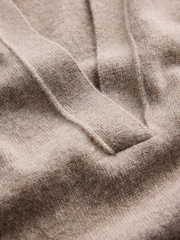 Boden Natural Elsie Cashmere Henley Jumper - Image 6 of 6