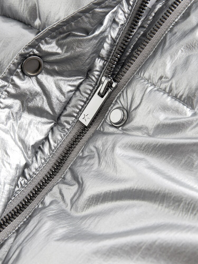 Mint Velvet Silver Padded Jacket - Image 8 of 8