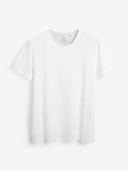 White Regular Fit 100% Cotton Underwear T-Shirts 5 Pack - Image 2 of 5