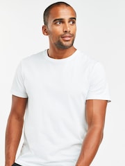White Regular Fit 100% Cotton Underwear T-Shirts 5 Pack - Image 3 of 5
