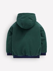 Boden Green Reversible Borg Bomber Jacket - Image 2 of 3