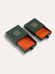 Ottoman Hands Gold Tone Northern Star Stud Earrings - Image 4 of 4