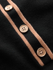 Boden Black Liz Henley Jumper - Image 6 of 6