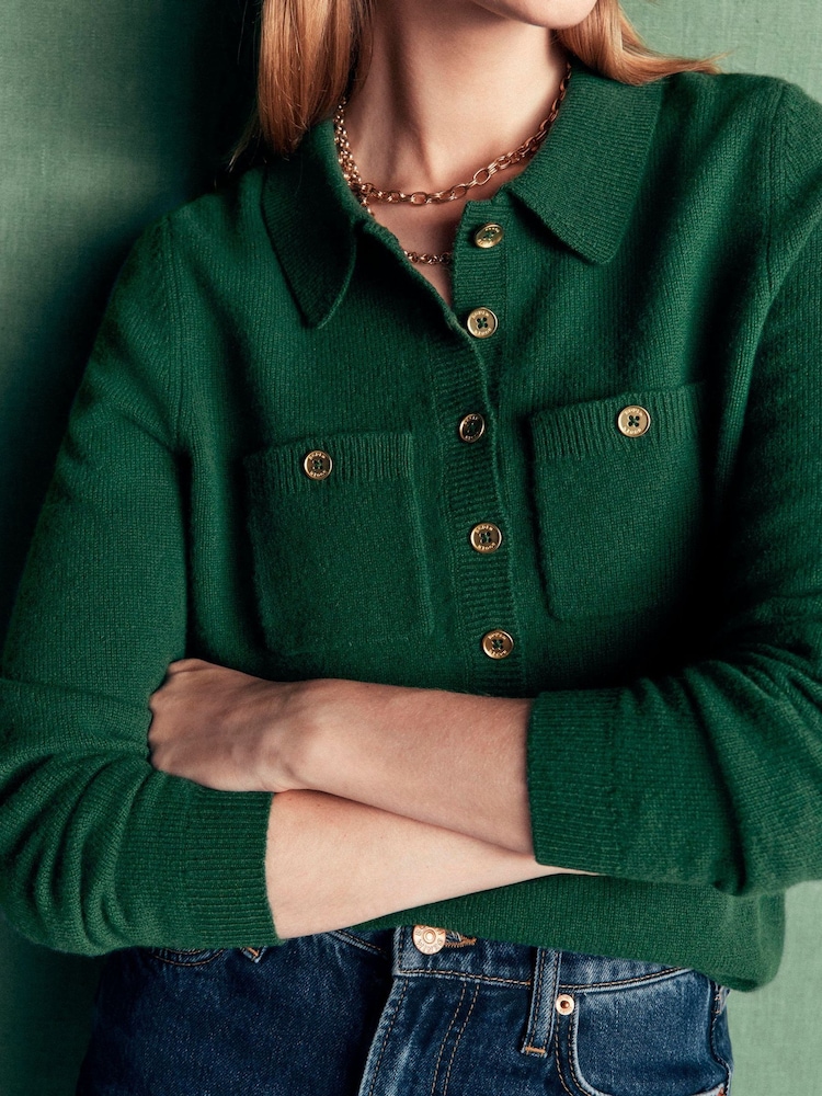Boden Green Marianne Merino Wool Jumper - Image 2 of 6 Boden Green Marianne Merino Wool Jumper - Image 2 of 6