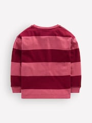 Boden Red Long Sleeve Garment Dye T-Shirt - Image 2 of 3
