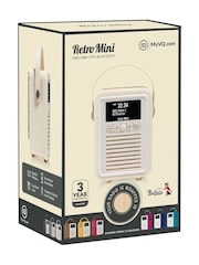 VQ Brown Mini Retro DAB Oak Radio - Image 6 of 6