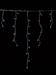 Bright 480 LED Snowing Icicles Christmas Line Lights 11.8M - Image 3 of 4