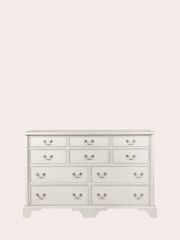 Laura Ashley Dove Grey Clifton 6+4 Drawer Chest - Image 2 of 4