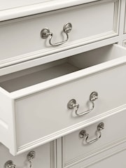 Laura Ashley Dove Grey Clifton 6+4 Drawer Chest - Image 4 of 4