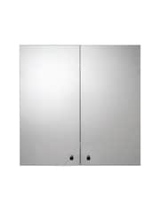 Croydex Ontario Black and Teak Effect Double Cabinet - Image 2 of 4