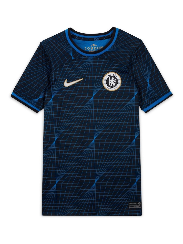 Buy Nike Blue Blank Kids Big Dri-FIT Chelsea FC 2023/24 Stadium