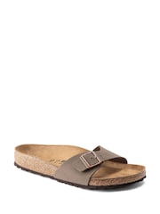 Birkenstock Mocha Madrid Nubuck Sandals - Image 1 of 5