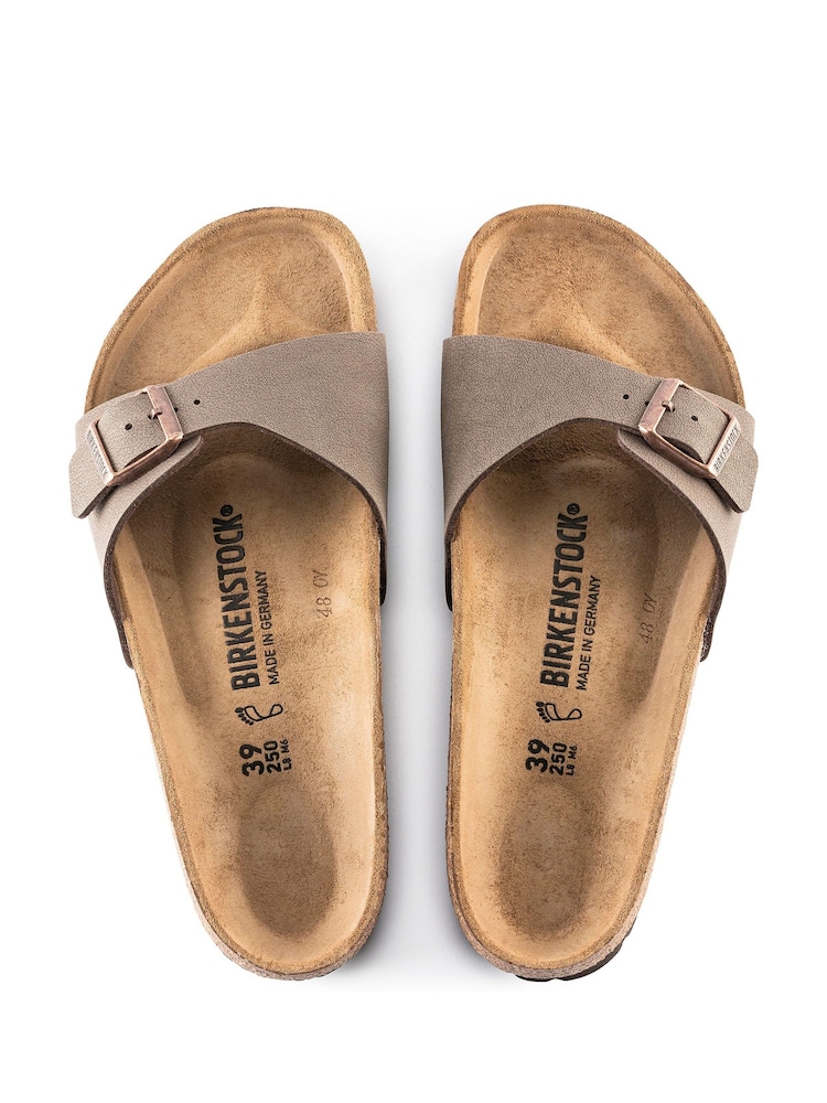 Buy Birkenstock Mocha Madrid Nubuck Sandals from the Next UK