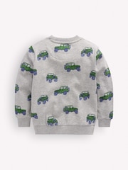 Boden Grey Everyday Printed Sweatshirt - Image 2 of 3