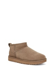 UGG Taupe Ultra Mini Classic Boots - Image 1 of 6