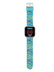 Peers Hardy Blue Disney Lilo and Stitch Character Print Strap LED Watch - Image 2 of 3