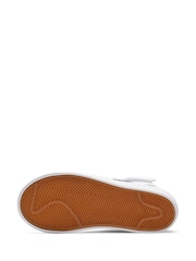 Nike White/Black Blazer 77 Mid Junior Trainers - Image 6 of 9