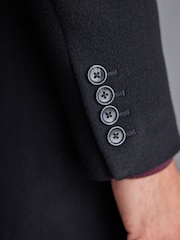 Black Signature Epsom Overcoat With Cashmere - Image 7 of 10
