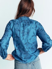 Хлопковый топ с оборками Boden Erica - Изображение 3 5