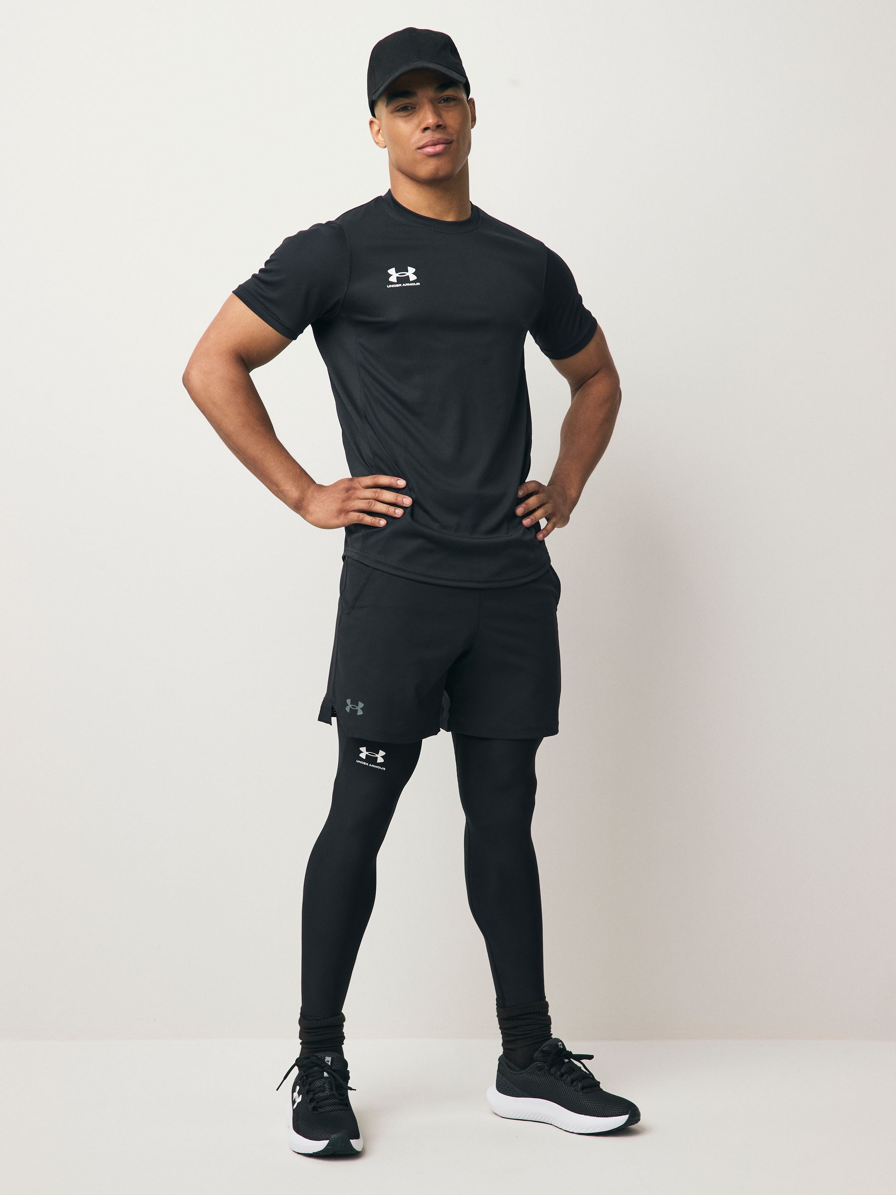 Buy Under Armour Black HeatGear Base Layer Leggings from Next USA