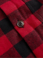 Boden Red Borg Lined Hooded Shirt - Image 3 of 3