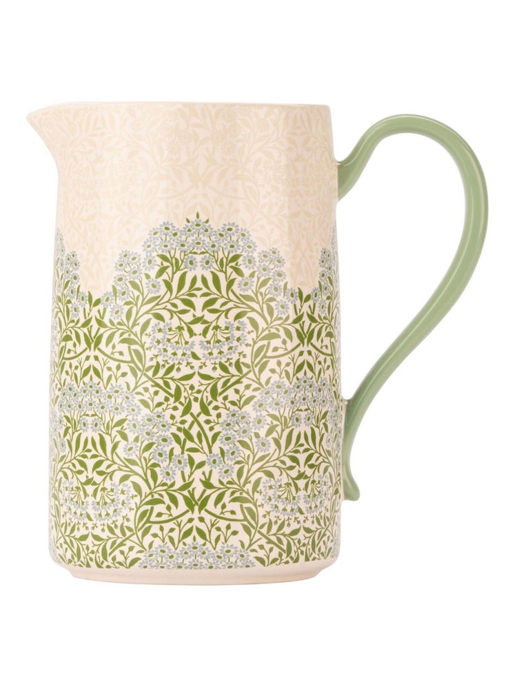 William Morris At Home Green Kitchen Garden Large Jug - Image 1 of 3 William Morris At Home Green Kitchen Garden Large Jug - Image 1 of 3