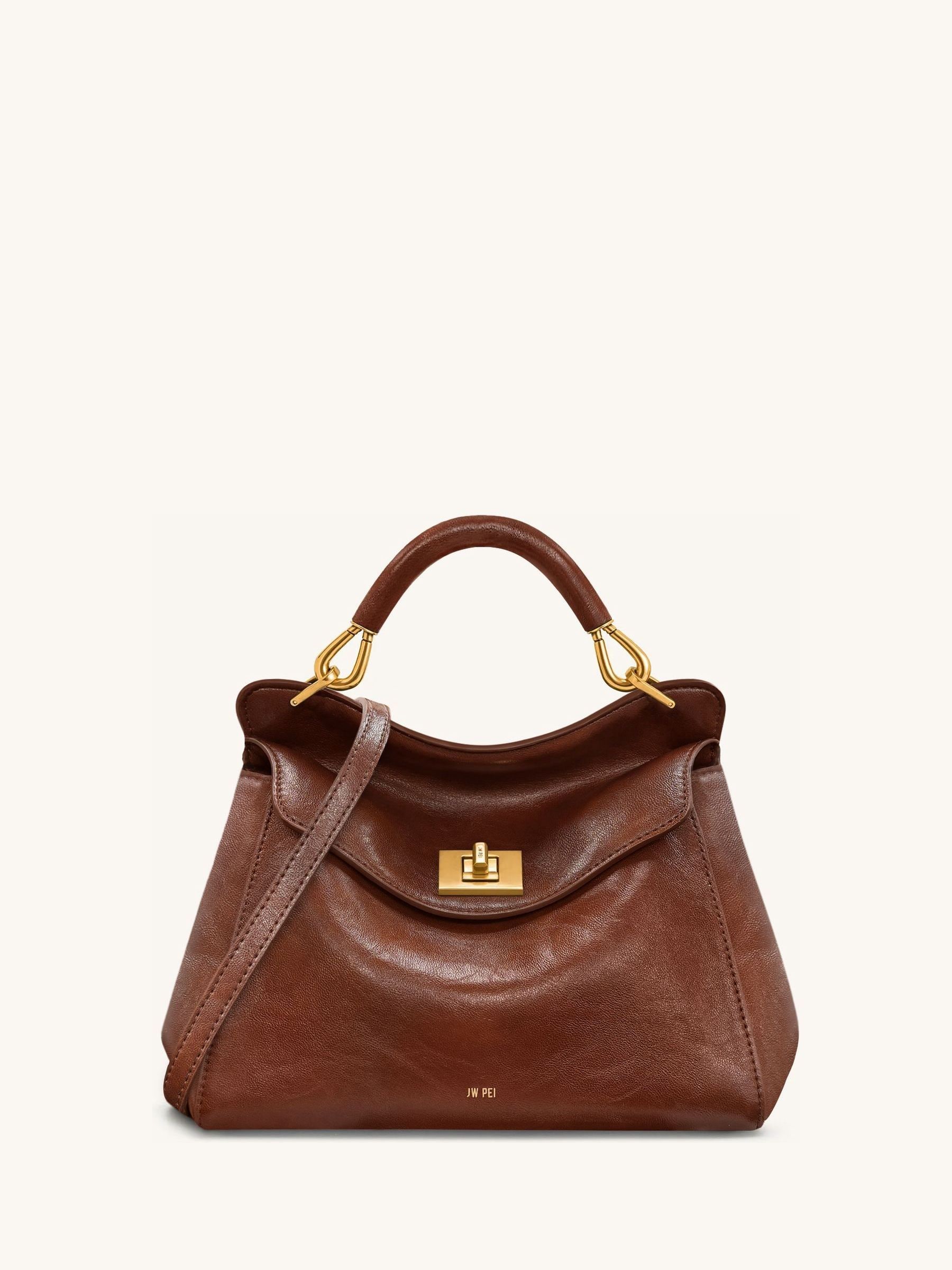 Buy JW PEI Brown Lucia Classic Faux Suede Top Handle Bag from Next USA