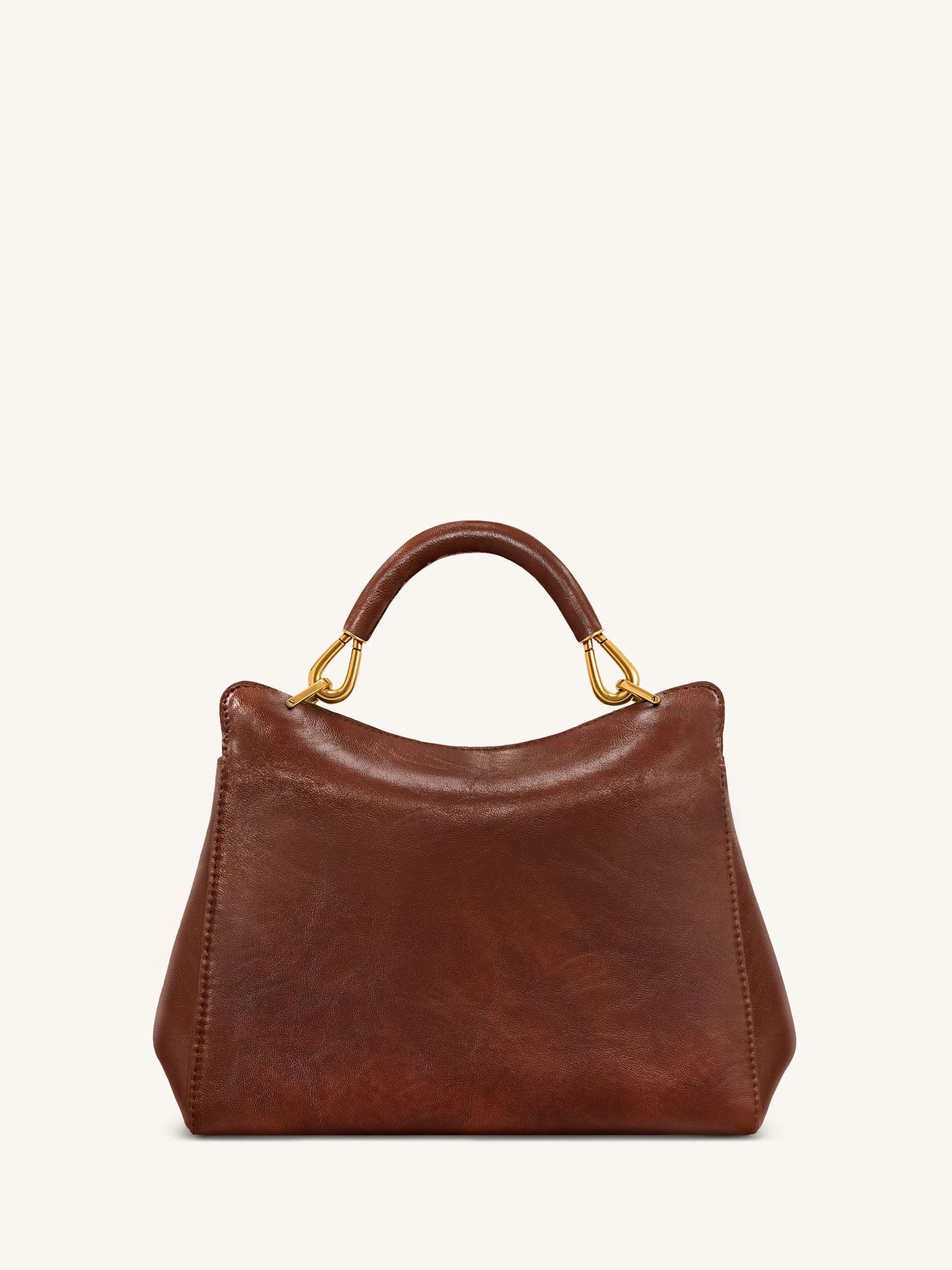 Buy JW PEI Brown Lucia Classic Faux Suede Top Handle Bag from Next USA