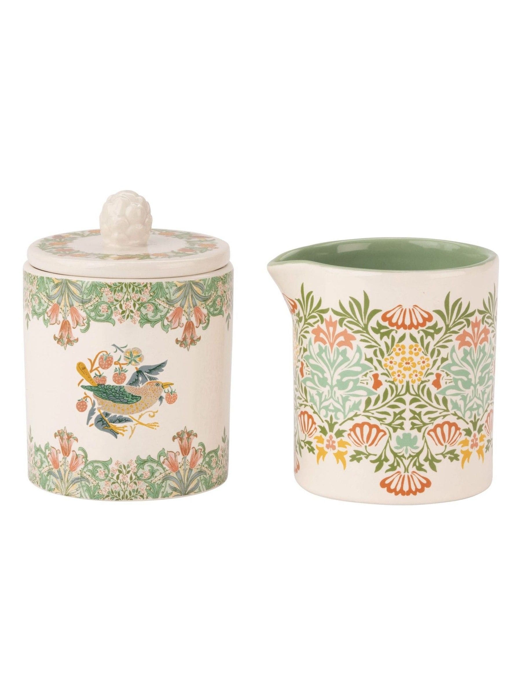 William Morris At Home Unisex Multi Kitchen Garden Sugar Bowl & Milk Jug Set