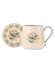 William Morris At Home Multi Kitchen Garden Mug & Coaster Set - Image 1 of 5