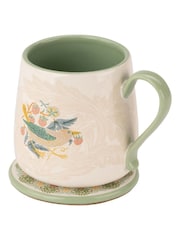 William Morris At Home Multi Kitchen Garden Mug & Coaster Set - Image 4 of 5