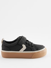 Sort - Velcrolukning Chevron Trainers - Billede 2 af 6